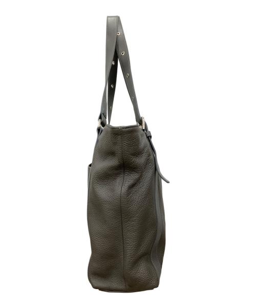 EPOCA UOMO（エポカ ウォモ）EPOCA UOMO (エポカ ウォモ) シュリンクレザートートバッグ グレーの古着・服飾アイテム