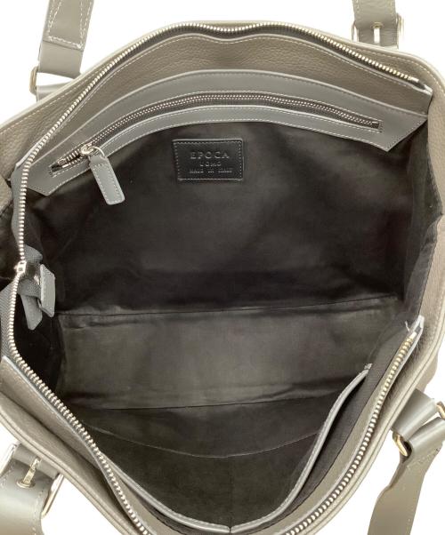 EPOCA UOMO（エポカ ウォモ）EPOCA UOMO (エポカ ウォモ) シュリンクレザートートバッグ グレーの古着・服飾アイテム