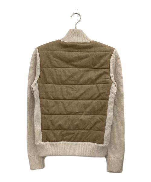 GRAN SASSO（グランサッソ）GRAN SASSO (グランサッソ) ニットジャケット ベージュ サイズ:44の古着・服飾アイテム