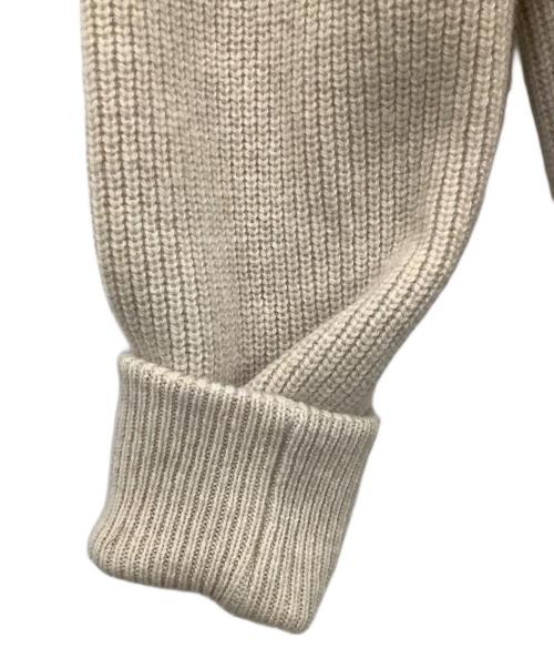 GRAN SASSO（グランサッソ）GRAN SASSO (グランサッソ) ニットジャケット ベージュ サイズ:44の古着・服飾アイテム