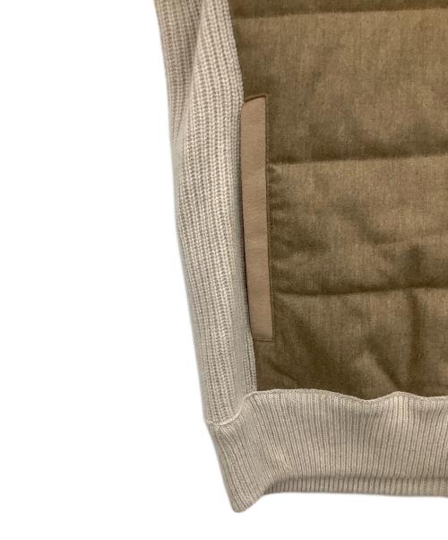 GRAN SASSO（グランサッソ）GRAN SASSO (グランサッソ) ニットジャケット ベージュ サイズ:44の古着・服飾アイテム