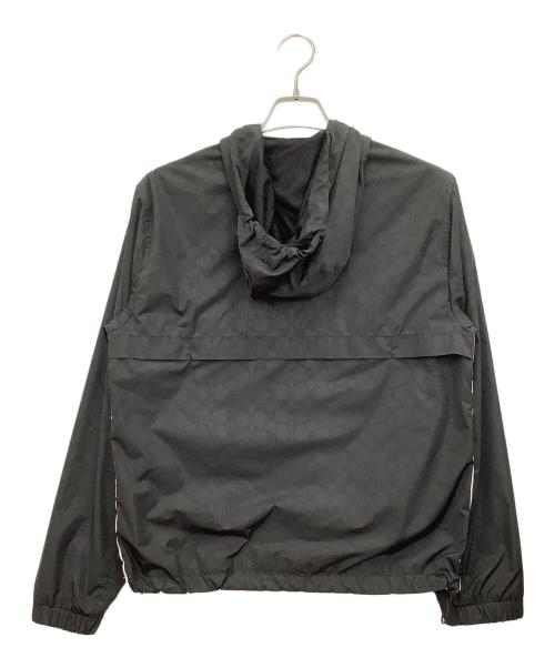 COACH（コーチ）COACH (コーチ) ナイロンジャケット ブラック×パープル サイズ:Sの古着・服飾アイテム