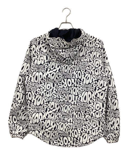 MICHAEL KORS（マイケルコース）MICHAEL KORS (マイケルコース) ナイロンジャケット ホワイト×ネイビー サイズ:Sの古着・服飾アイテム
