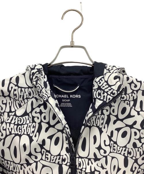 MICHAEL KORS（マイケルコース）MICHAEL KORS (マイケルコース) ナイロンジャケット ホワイト×ネイビー サイズ:Sの古着・服飾アイテム