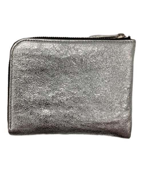 kawa-kawa（カワカワ）kawa-kawa (カワカワ) ラウンドファスナー財布 シルバーの古着・服飾アイテム