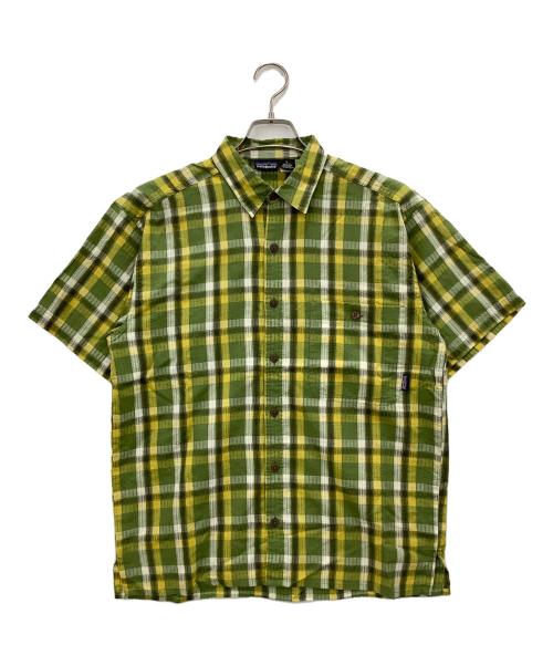 Patagonia（パタゴニア）Patagonia (パタゴニア) 半袖シャツ グリーン サイズ:sの古着・服飾アイテム