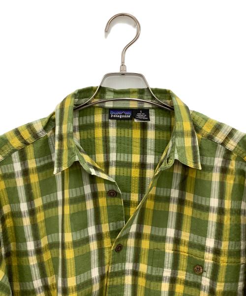 Patagonia（パタゴニア）Patagonia (パタゴニア) 半袖シャツ グリーン サイズ:sの古着・服飾アイテム