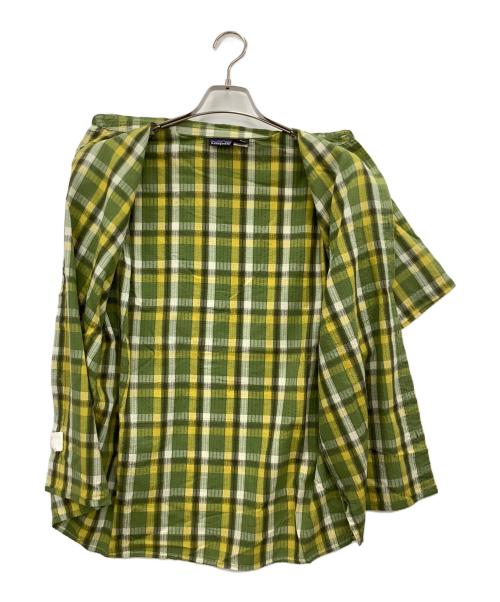 Patagonia（パタゴニア）Patagonia (パタゴニア) 半袖シャツ グリーン サイズ:sの古着・服飾アイテム