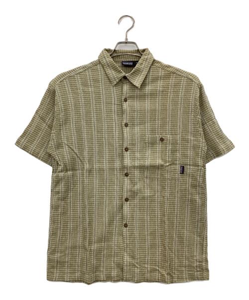 Patagonia（パタゴニア）Patagonia (パタゴニア) 半袖シャツ ベージュ サイズ:Mの古着・服飾アイテム