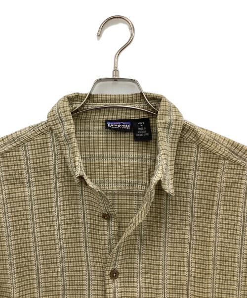 Patagonia（パタゴニア）Patagonia (パタゴニア) 半袖シャツ ベージュ サイズ:Mの古着・服飾アイテム