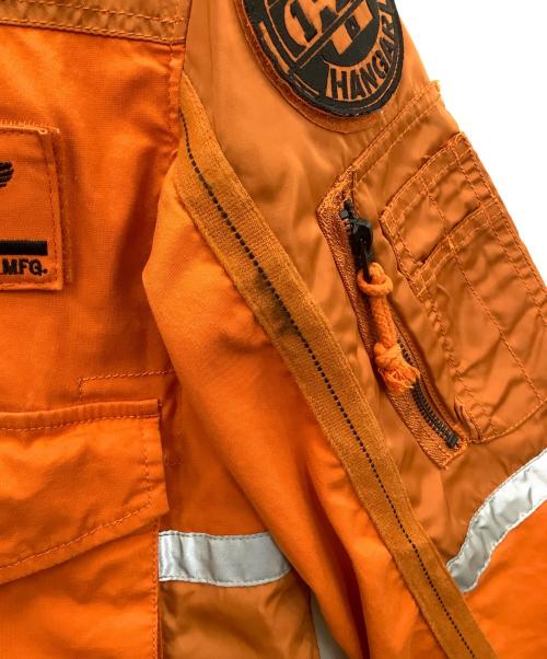 AVIREX（アヴィレックス）AVIREX (アヴィレックス) ミリタリージャケット オレンジ サイズ:Mの古着・服飾アイテム