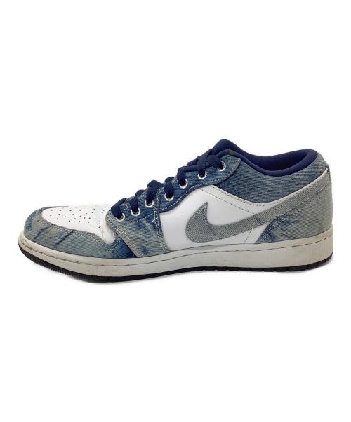 NIKE（ナイキ）NIKE (ナイキ) ローカットスニーカー ホワイト×ブルー サイズ:28の古着・服飾アイテム