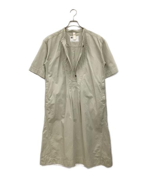 MHL（マーガレットハウエル）MHL (マーガレットハウエル) 半袖ワンピース グレー サイズ:Ⅱの古着・服飾アイテム