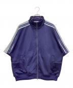 is-nessイズネス）の古着「SHORT SLEEVE TRACK JACKET」｜ネイビー