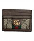 GUCCIグッチ）の古着「カードケース」｜ベージュ