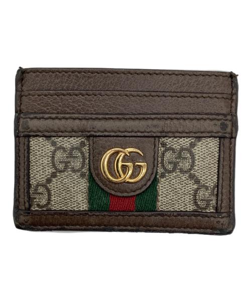 GUCCI（グッチ）GUCCI (グッチ) カードケース ベージュの古着・服飾アイテム