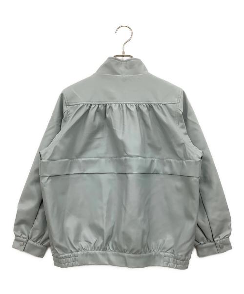 S/ile（シール）S/ile (シール) フェイクレザーブルゾン グレー サイズ:表記無しの古着・服飾アイテム