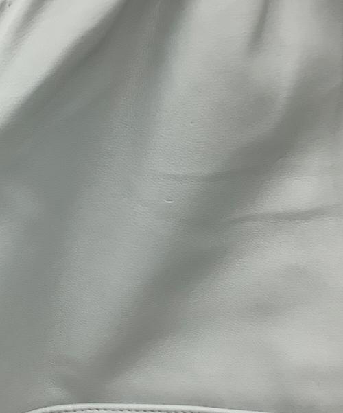 S/ile（シール）S/ile (シール) フェイクレザーブルゾン グレー サイズ:表記無しの古着・服飾アイテム