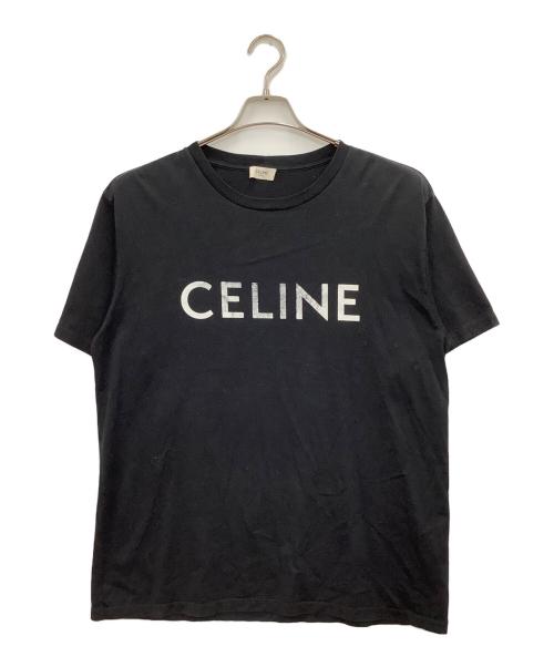 CELINE（セリーヌ）CELINE (セリーヌ) ルーズTシャツ ブラック サイズ:Lの古着・服飾アイテム