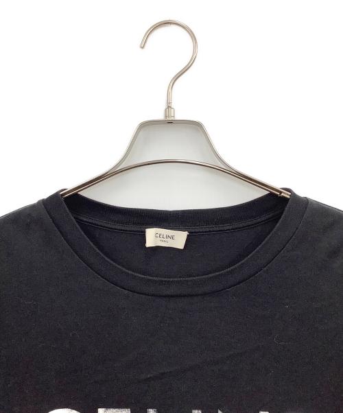 CELINE（セリーヌ）CELINE (セリーヌ) ルーズTシャツ ブラック サイズ:Lの古着・服飾アイテム