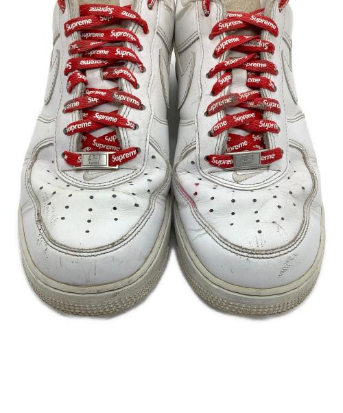 NIKE（ナイキ）NIKE (ナイキ) Supreme (シュプリーム) ローカットスニーカー ホワイト サイズ:27の古着・服飾アイテム