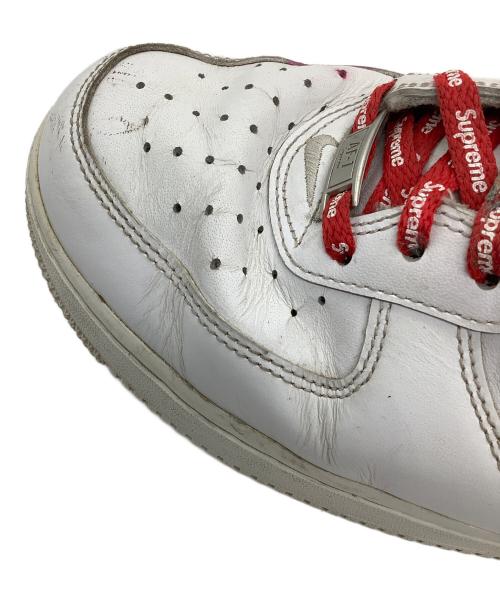 NIKE（ナイキ）NIKE (ナイキ) Supreme (シュプリーム) ローカットスニーカー ホワイト サイズ:27の古着・服飾アイテム
