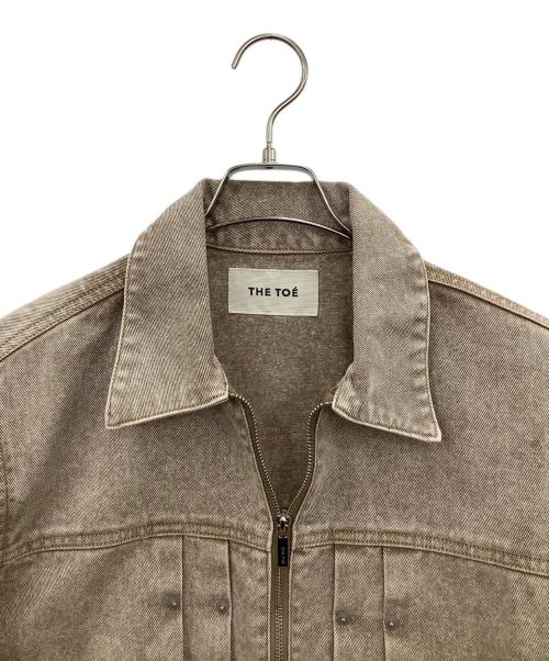 THE TOE（ザ・トゥー）THE TOE (ザ・トゥー) デニムジャケット ライトブラウン サイズ:Sの古着・服飾アイテム