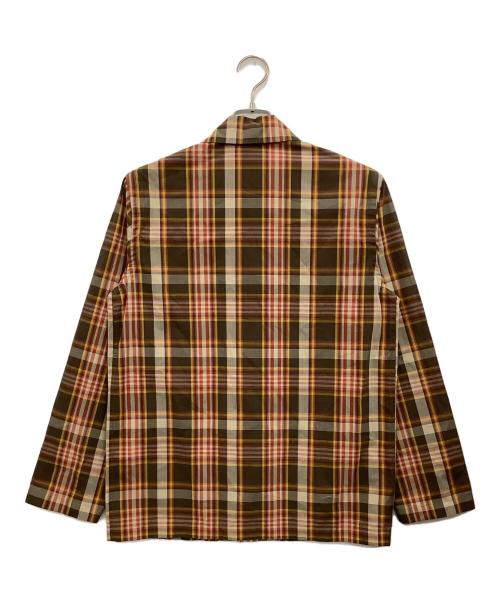 TOMORROW LAND（トゥモローランド）TOMORROW LAND (トゥモローランド) クレープコットン コックジャケット ブラウン サイズ:Sの古着・服飾アイテム