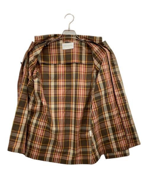 TOMORROW LAND（トゥモローランド）TOMORROW LAND (トゥモローランド) クレープコットン コックジャケット ブラウン サイズ:Sの古着・服飾アイテム