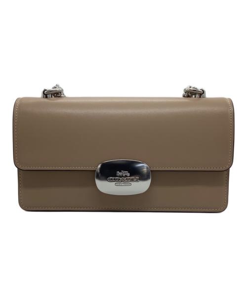 COACH（コーチ）COACH (コーチ) エライザ フラップ クロスボディ ベージュの古着・服飾アイテム