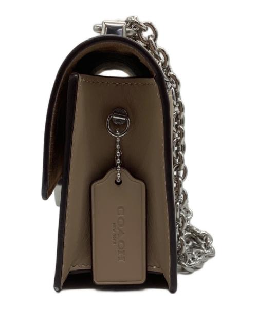 COACH（コーチ）COACH (コーチ) エライザ フラップ クロスボディ ベージュの古着・服飾アイテム