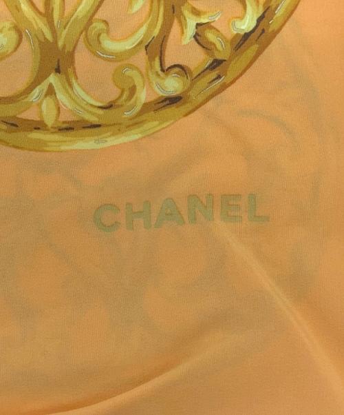 CHANEL（シャネル）CHANEL (シャネル) シルクスカーフ オレンジの古着・服飾アイテム
