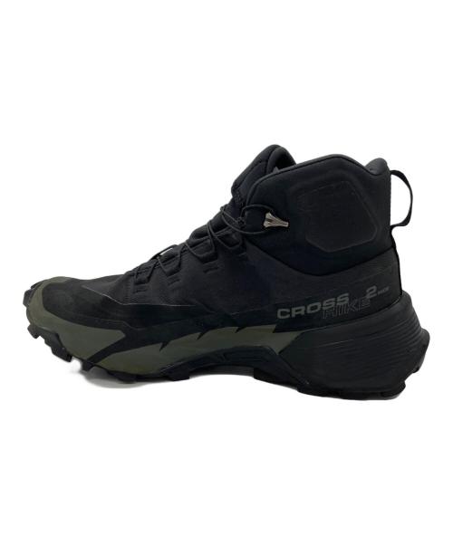SALOMON（サロモン）SALOMON (サロモン) トレッキングシューズ ブラック×カーキ サイズ:25.5㎝の古着・服飾アイテム