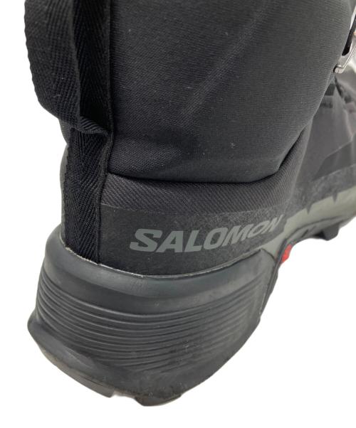 SALOMON（サロモン）SALOMON (サロモン) トレッキングシューズ ブラック×カーキ サイズ:25.5㎝の古着・服飾アイテム