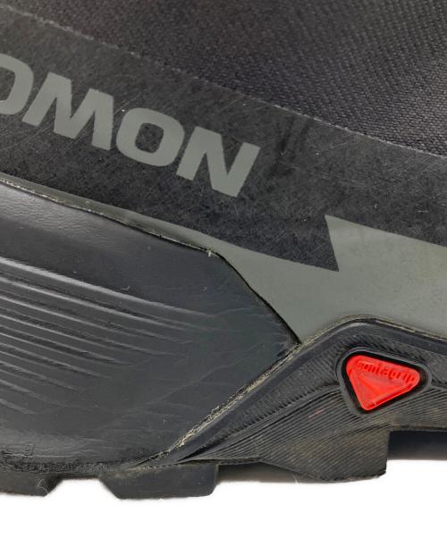 SALOMON（サロモン）SALOMON (サロモン) トレッキングシューズ ブラック×カーキ サイズ:25.5㎝の古着・服飾アイテム