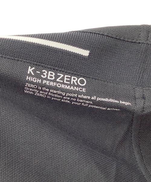 K-3B ZERO（ケースリービーゼロ）K-3B ZERO (ケースリービーゼロ) ポロシャツ ブラック サイズ:1/2の古着・服飾アイテム