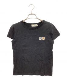 maison kitsune（メゾンキツネ）の古着「半袖Tシャツ」｜ブラック