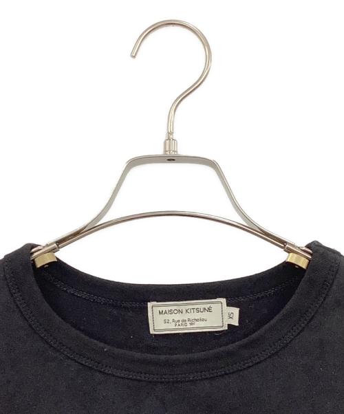 maison kitsune（メゾンキツネ）maison kitsune (メゾンキツネ) 半袖Tシャツ ブラック サイズ:XSの古着・服飾アイテム