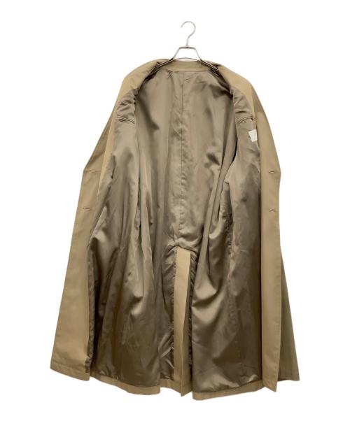 ssstein（シュタイン）ssstein (シュタイン) OVERSIZED LINEAR NO COLLAR COAT カーキ サイズ:Sの古着・服飾アイテム