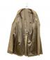 中古・古着 ssstein (シュタイン) OVERSIZED LINEAR NO COLLAR COAT カーキ サイズ:S：42000円