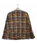 Needles (ニードルズ) V-Neck Cardigan Embroidered Madras Plaid カーキ×パープル サイズ:M：18000円