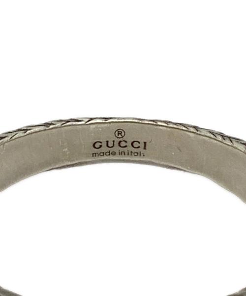 GUCCI（グッチ）GUCCI (グッチ) インターロッキングGアラベスクリング シルバー サイズ:-の古着・服飾アイテム