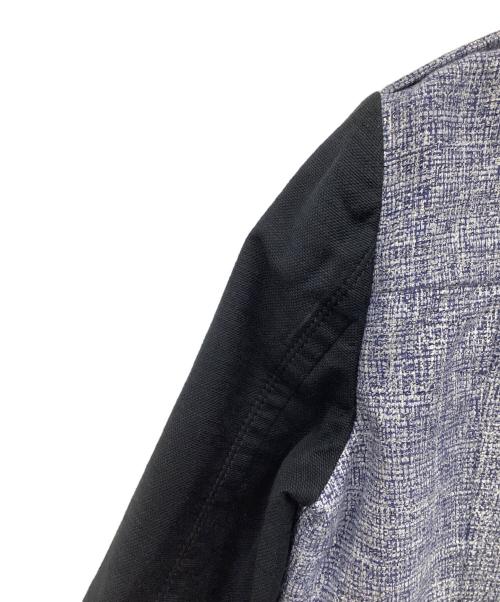 BURBERRY BLUE LABEL（バーバリー ブルー レーベル）BURBERRY BLUE LABEL (バーバリー ブルー レーベル) ダブルライダースジャケット ネイビー サイズ:38の古着・服飾アイテム