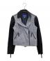 BURBERRY BLUE LABEL（バーバリー ブルー レーベル）の古着「ダブルライダースジャケット」｜ネイビー