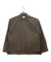 ssstein（シュタイン）の古着「OVER SLEEVE COMBINE SHIRT JACKET」｜グレー