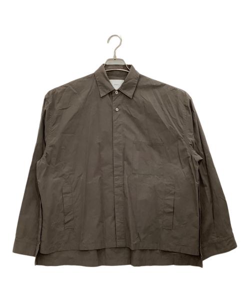 ssstein（シュタイン）ssstein (シュタイン) OVER SLEEVE COMBINE SHIRT JACKET グレー サイズ:Sの古着・服飾アイテム