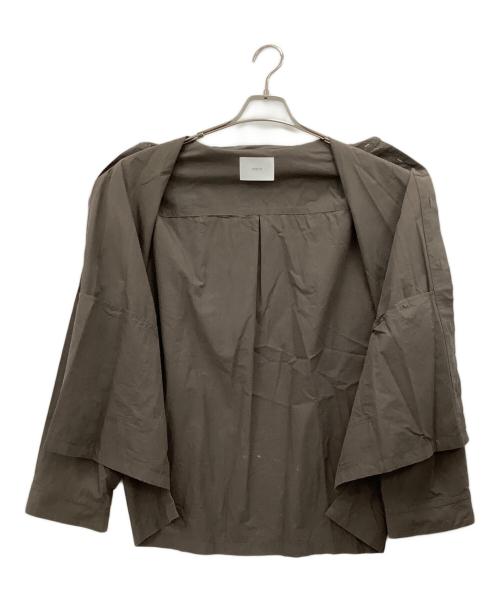ssstein（シュタイン）ssstein (シュタイン) OVER SLEEVE COMBINE SHIRT JACKET グレー サイズ:Sの古着・服飾アイテム