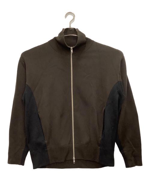 ssstein（シュタイン）ssstein (シュタイン) CUPRO BICOLOR ZIP JACKET カーキ×ブラック サイズ:Sの古着・服飾アイテム