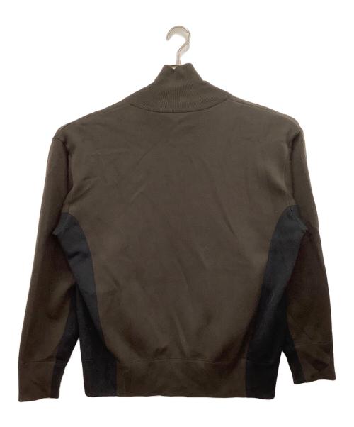 ssstein（シュタイン）ssstein (シュタイン) CUPRO BICOLOR ZIP JACKET カーキ×ブラック サイズ:Sの古着・服飾アイテム