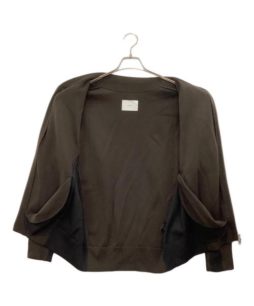 ssstein（シュタイン）ssstein (シュタイン) CUPRO BICOLOR ZIP JACKET カーキ×ブラック サイズ:Sの古着・服飾アイテム